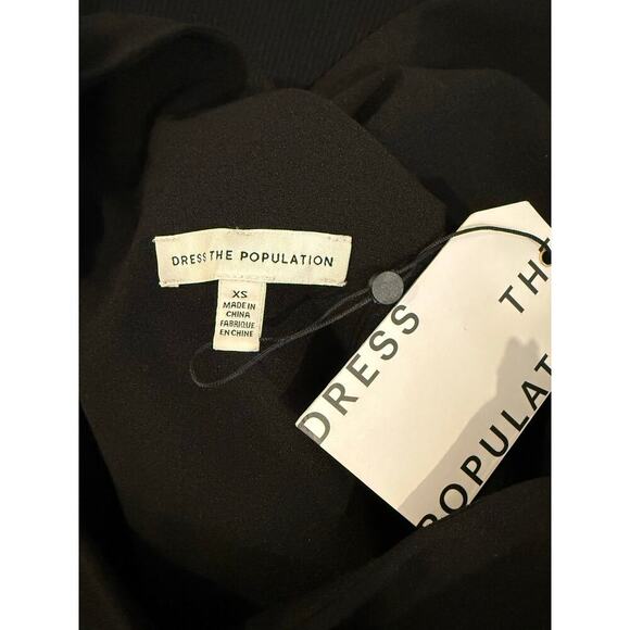 Dress the Population Tiffany One Shoulder Midi Dress XS NWT - Picture 7 of 8